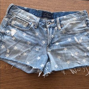 Lucky Brand Cut Off shorts with stars